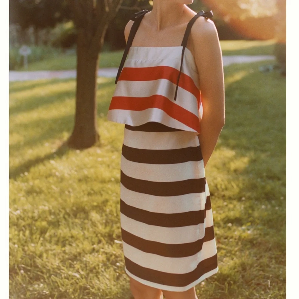 Anthropologie Mare Mare Striped Mini Dress